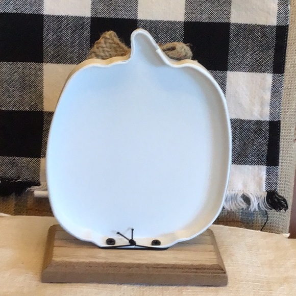 🆕🎃Rae Dunn PUMPKIN SPICE EVERYTHING Standing Metal Decor - Picture 2 of 8